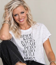 Load image into Gallery viewer, Amour Vogue Multi Kiss Tee