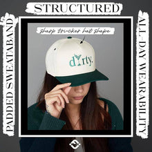 Load image into Gallery viewer, Dirty (Martini) Hat - Green/Beige
