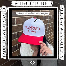 Load image into Gallery viewer, Tanned & Tipsy - Red/White