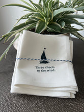 Load image into Gallery viewer, Cocktail Napkins Set of 4- Three Sheets to the Wind