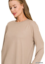 Load image into Gallery viewer, ZENANA - SOFT HACCI LONG SLEEVE ROUND NECK TEE & JOGGERS SET - Multiple Colors