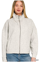 Load image into Gallery viewer, ZENANA - SCUBA FULL ZIP JACKET