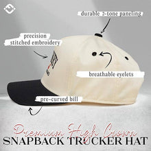 Load image into Gallery viewer, Whiskey Bent Hell Bound Hat - Black/Beige