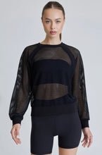 Load image into Gallery viewer, BLANC NOIR-IRIE CROPPED SWEATSHIRT-FINAL SALE