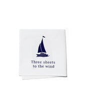Load image into Gallery viewer, Cocktail Napkins Set of 4- Three Sheets to the Wind