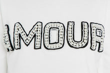 Load image into Gallery viewer, AMOUR Sweatshirt-White - FINAL SALE