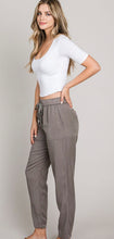 Load image into Gallery viewer, Tencel Drawstring Pocket Pants
