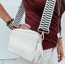 Load image into Gallery viewer, Woven Willow Camera Crossbody Bag