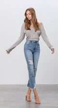 Load image into Gallery viewer, Insane Gene - Invisible Legacy Cropped Straight Jeans - FINAL SALE