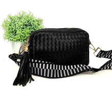 Load image into Gallery viewer, Woven Willow Camera Crossbody Bag