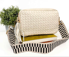 Load image into Gallery viewer, Woven Willow Camera Crossbody Bag