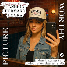 Load image into Gallery viewer, Whiskey Bent Hell Bound Hat - Black/Beige
