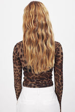 Load image into Gallery viewer, Leopard Sheer Mesh See Through Fitted Layering Top
