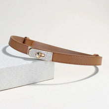 Load image into Gallery viewer, Kelly Adjustable Skinny Belt with Lock Buckle

