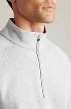 Load image into Gallery viewer, RHONE Heather Gray  Heritage Midweight 1/4 Zip

