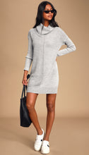 Load image into Gallery viewer, Tea Sweater Dress-FINAL SALE
