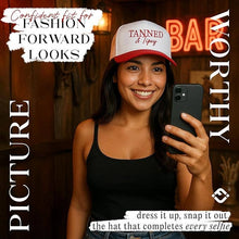 Load image into Gallery viewer, Tanned &amp; Tipsy - Red/White
