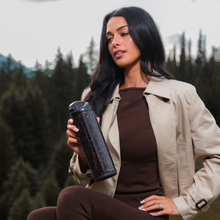 Load image into Gallery viewer, HydroJug - Mocha Tortoise HydroJug 24 oz Ease2o
