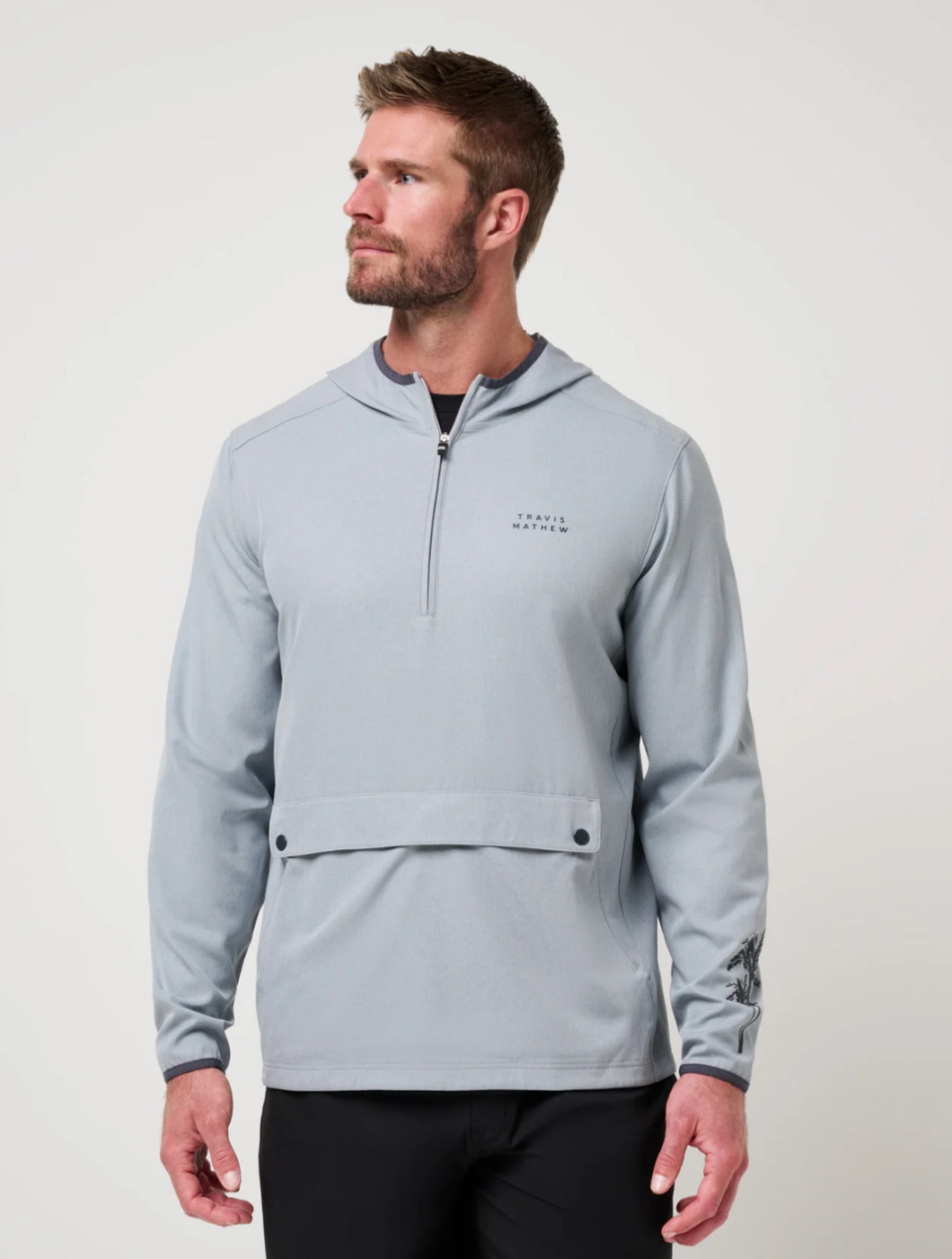 Travis Mathew Out of Pocket Hooded 1/4 Zip