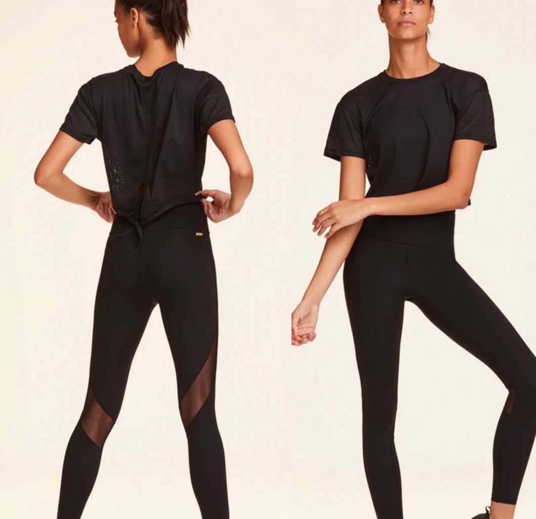Alala Tie Back Crop Tee - FINAL SALE