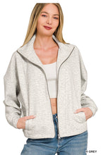 Load image into Gallery viewer, ZENANA - SCUBA FULL ZIP JACKET
