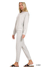 Load image into Gallery viewer, ZENANA - SCUBA MOCK NECK PULLOVER &amp; PINTUCK JOGGERS SET - Multiple Colors
