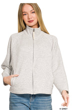 Load image into Gallery viewer, ZENANA -PREMIUM SCUBA FULL ZIP JACKET - Multiple Colors
