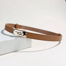 Load image into Gallery viewer, Kelly Adjustable Skinny Belt with Lock Buckle
