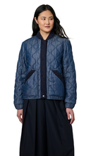 Load image into Gallery viewer, Bernardo - Weekender Quilted Denim Bomber
