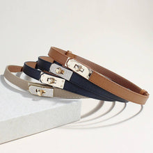 Load image into Gallery viewer, Kelly Adjustable Skinny Belt with Lock Buckle
