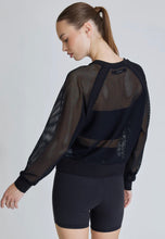 Load image into Gallery viewer, BLANC NOIR-IRIE CROPPED SWEATSHIRT-FINAL SALE

