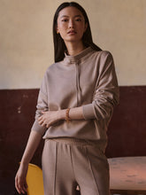 Load image into Gallery viewer, Varley Oakdale Sweat - Taupe Marl
