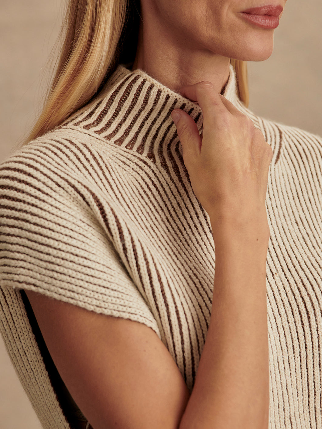 Varley Lauren Plated Knit Tank