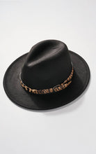 Load image into Gallery viewer, Faux Wool Fedora Adjustable Hat
