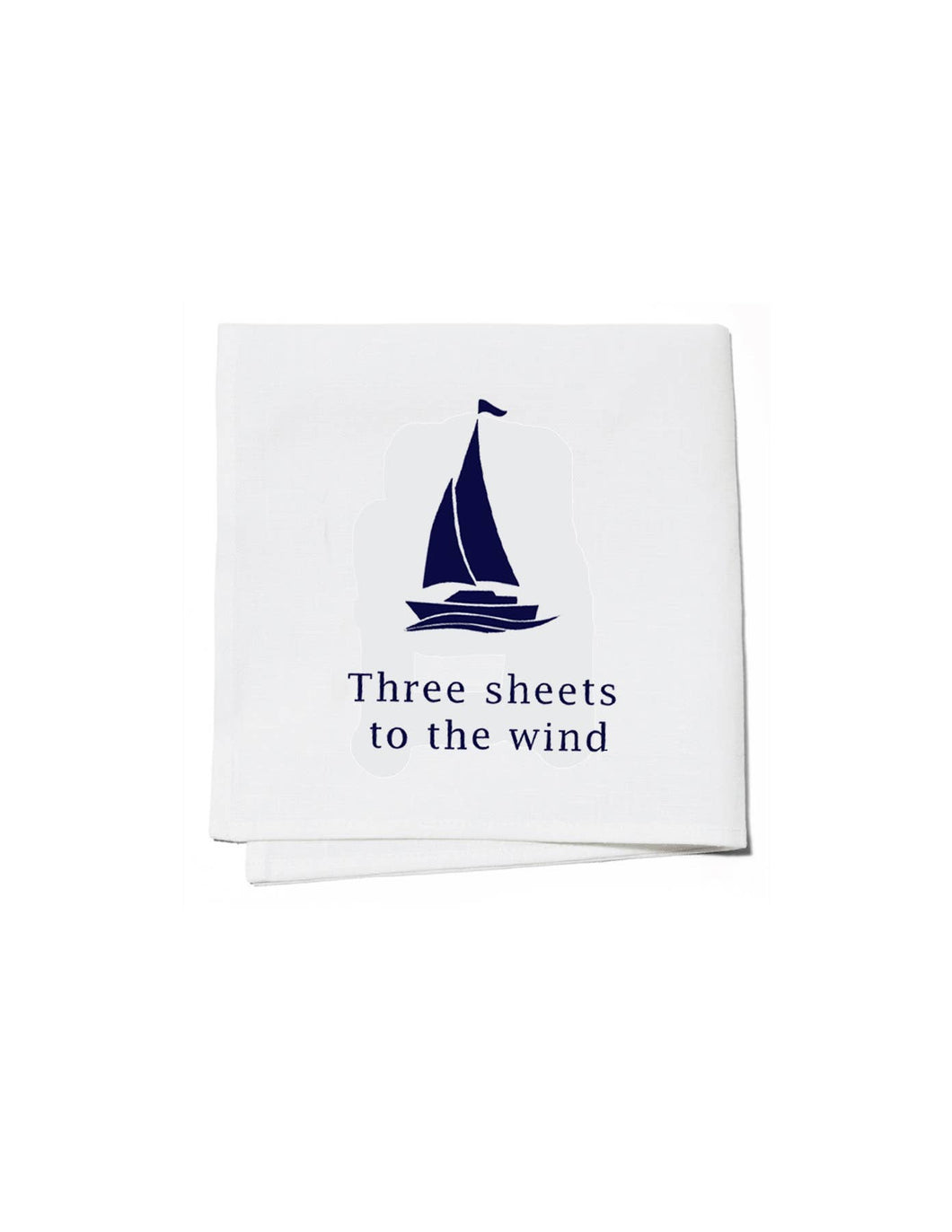 Cocktail Napkins Set of 4- Three Sheets to the Wind