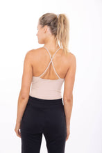 Load image into Gallery viewer, X Back Ribbed Bodysuit
