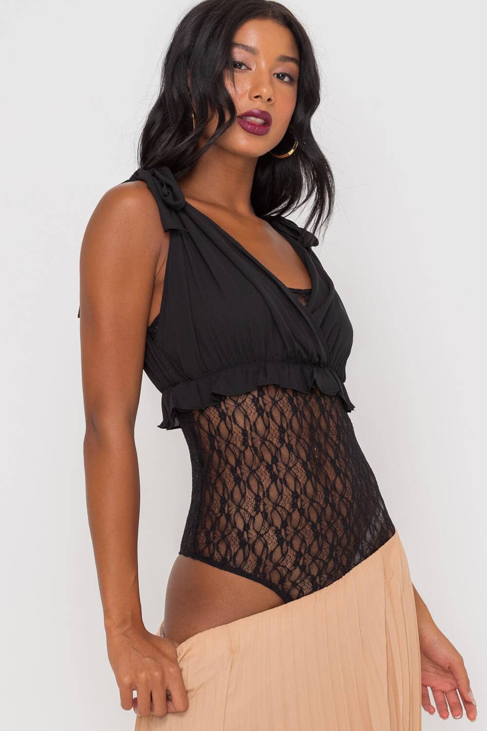 Lace Bodice Bodysuit