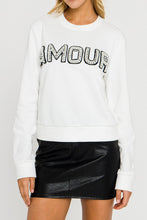 Load image into Gallery viewer, AMOUR Sweatshirt-White
