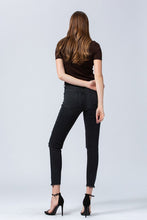 Load image into Gallery viewer, Flying Monkey - MID RISE DISTRESSED RAW HEM CROP SKINNY
