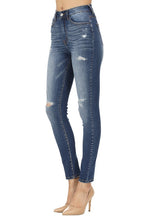 Load image into Gallery viewer, Nature Denim - High Waist Skinny Light Destruction
