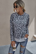 Load image into Gallery viewer, Leopard Long Sleeve Loose Hoodie
