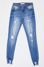 Load image into Gallery viewer, KanCan - Mid Rise Distressed Ankle Skinny Jeans
