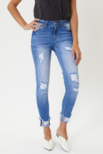 Load image into Gallery viewer, KanCan - Mid Rise Distressed Ankle Skinny Jeans
