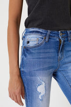 Load image into Gallery viewer, KanCan - Mid Rise Distressed Ankle Skinny Jeans
