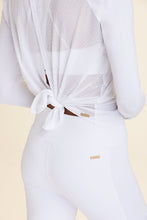 Load image into Gallery viewer, Alala-TIE BACK LONG SLEEVE - white
