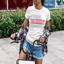 Load image into Gallery viewer, FREE Stripes Graphic T-Shirt-Gray

