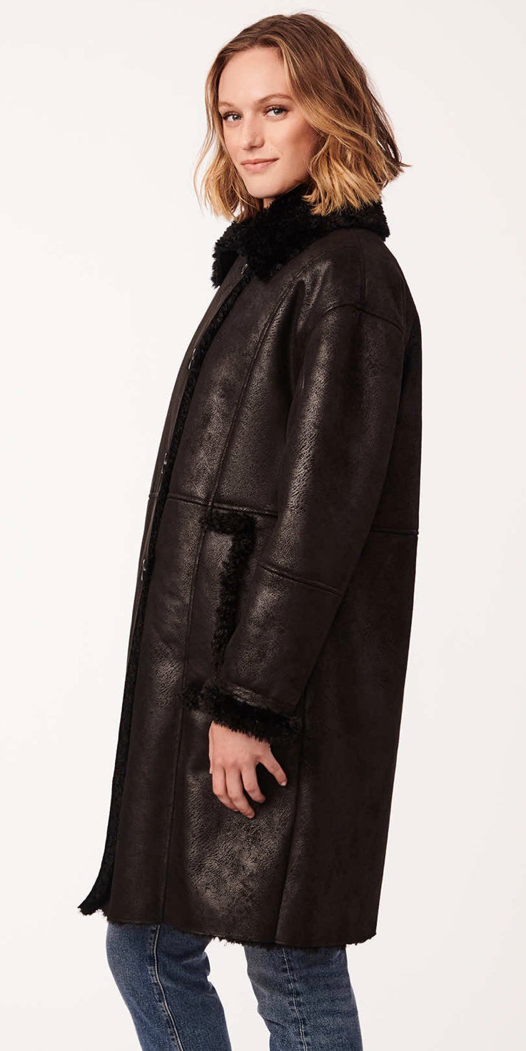 Bernardo fur coat clearance
