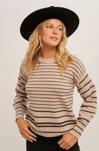 Load image into Gallery viewer, Stripe Mixed Color Block Sweater
