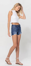 Load image into Gallery viewer, Vervet Mid-Rise Dark Stretch Shorts
