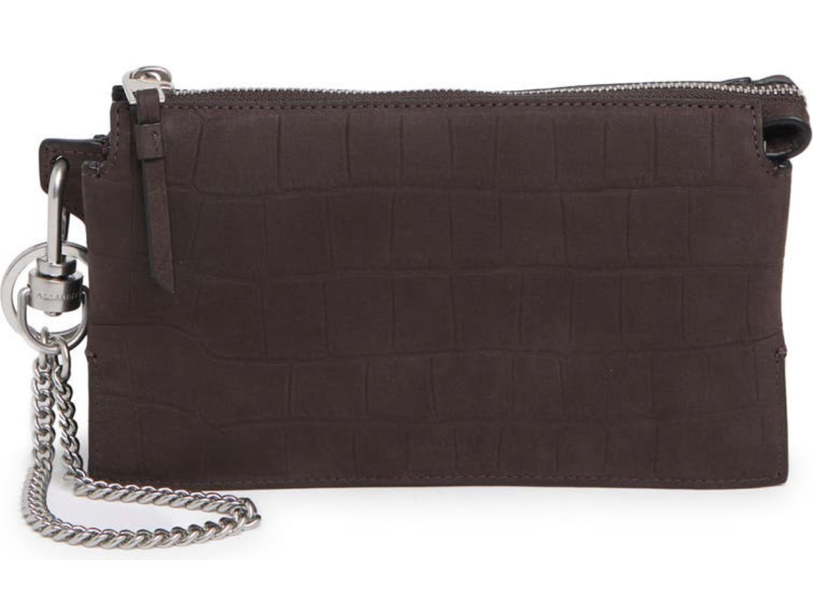 All Saints Marry Croc Pochette-FINAL SALE – Amour Vogue - Main Image